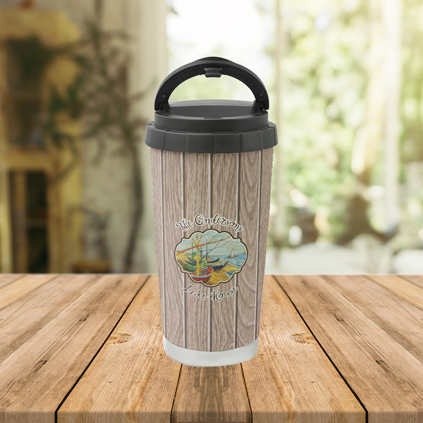 Lake House Stainless Steel Travel Cup Lifestyle