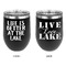 Lake House Stainless Wine Tumblers - Black - Double Sided - Approval
