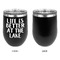 Lake House Stainless Wine Tumblers - Black - Single Sided - Approval