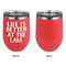 Lake House Stainless Wine Tumblers - Coral - Single Sided - Approval