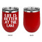 Lake House Stainless Wine Tumblers - Red - Single Sided - Approval