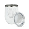 Lake House Stainless Wine Tumblers - White - Single Sided - Alt View