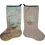 Lake House Holiday Stocking - Double-Sided - Neoprene (Personalized)