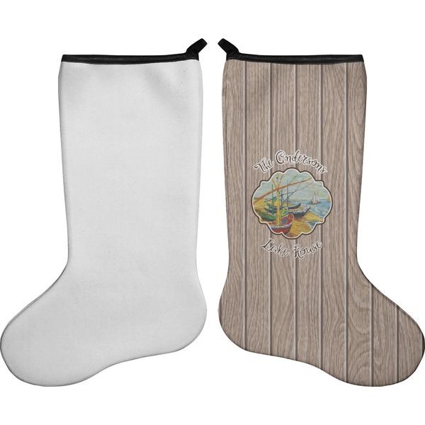 Lake House Stocking - Single-Sided - Approval