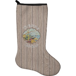 Lake House Holiday Stocking - Single-Sided - Neoprene (Personalized)