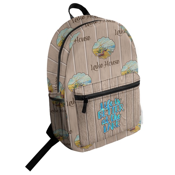 Custom Lake House Student Backpack (Personalized)