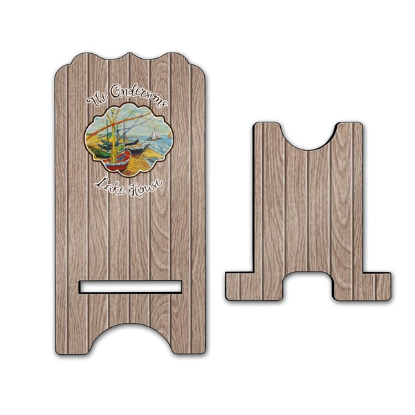 Lake House Stylized Phone Stand - Front & Back - Large