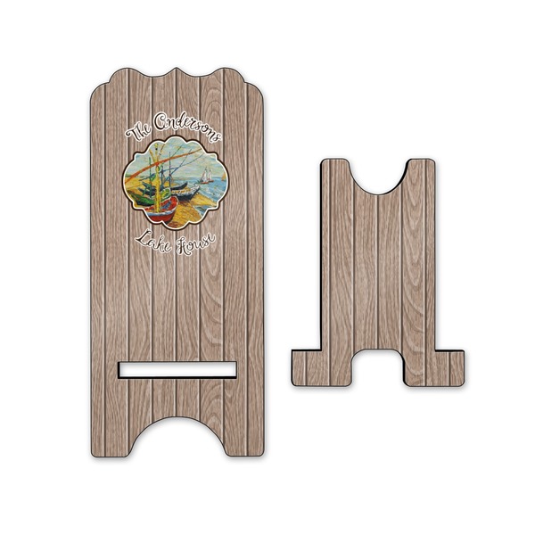 Lake House Stylized Phone Stand - Front & Back - Small