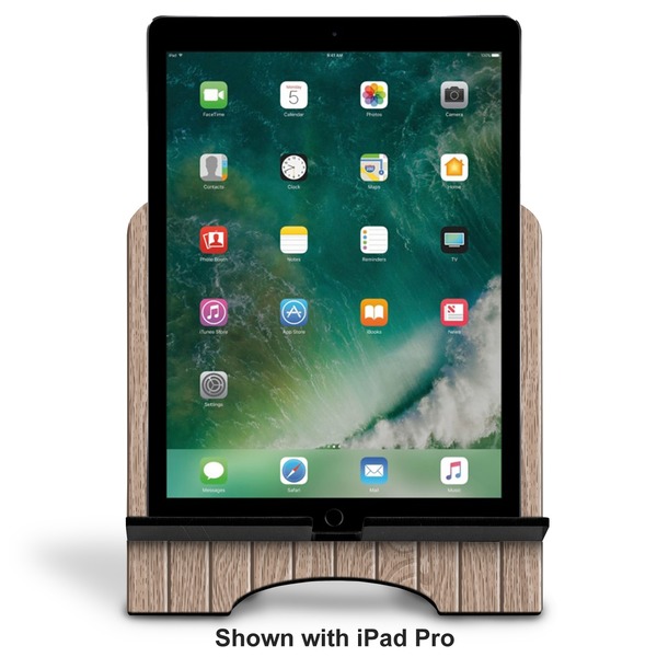 Lake House Stylized Tablet Stand - Front with ipad