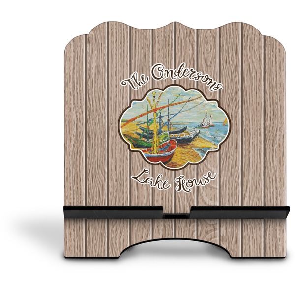 Lake House Stylized Tablet Stand - Front without iPad