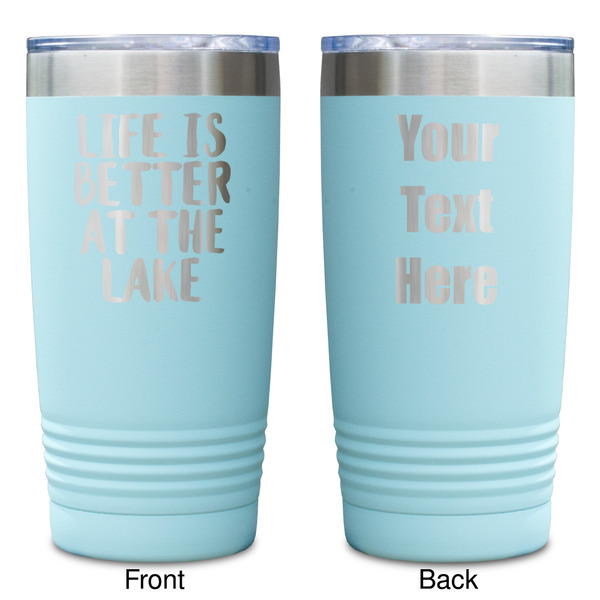 Lake House Teal Polar Camel Tumbler - 20oz -Double Sided - Approval
