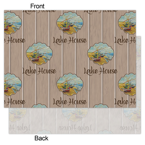 Lake House Tissue Paper - Heavyweight - Large - Front & Back