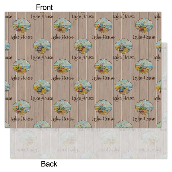 Lake House Tissue Paper - Lightweight - Large - Front & Back