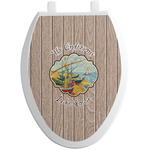 Lake House Toilet Seat Decal - Elongated (Personalized)