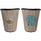 Lake House Trash Can Black - Front and Back - Apvl