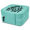 Lake House Travel Jewelry Boxes - Leather - Teal - View from Rear