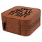 Lake House Travel Jewelry Boxes - Leatherette - Rawhide - View from Rear