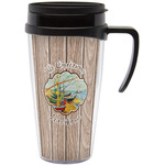 Lake House Acrylic Travel Mug with Handle (Personalized)