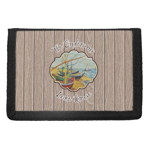 Custom Lake House Trifold Wallet (Personalized)