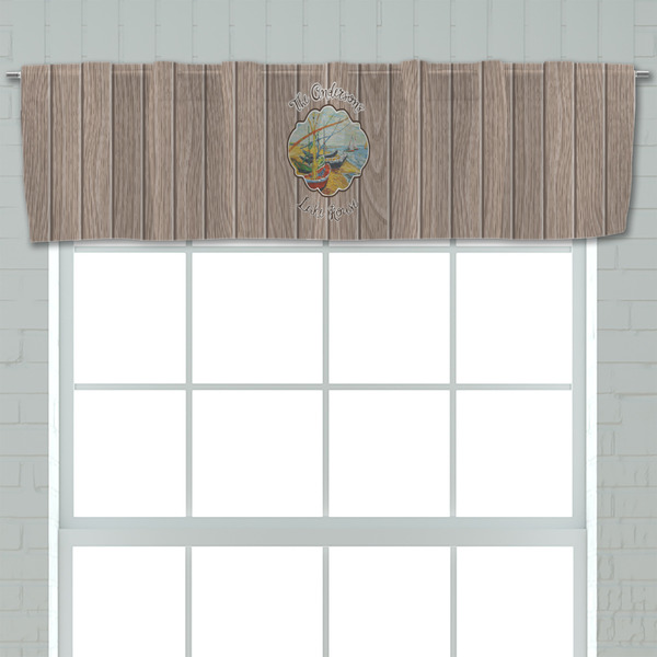 Lake House Valance - Closeup on window