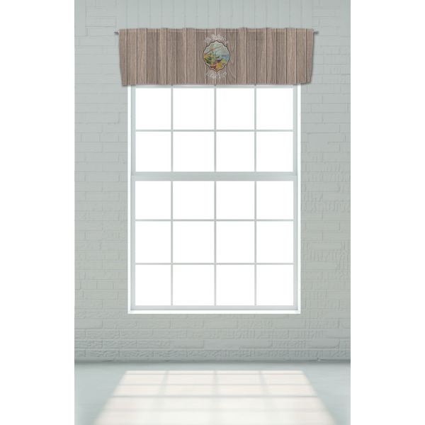 Lake House Valance - On window