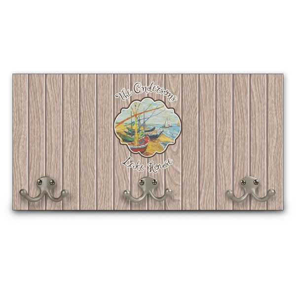 Custom Lake House Wall Mounted Coat Rack (Personalized)