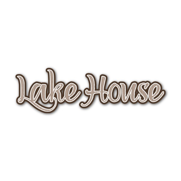 Custom Lake House Name/Text Decal - Large (Personalized)