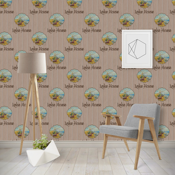 Custom Lake House Wallpaper & Surface Covering
