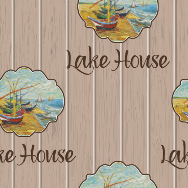 Custom Lake House Wallpaper & Surface Covering (Peel & Stick 24"x 24" Sample)