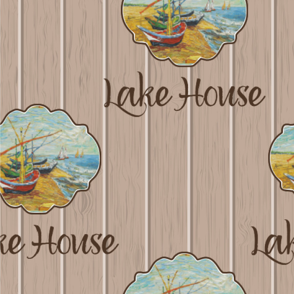 Lake House Wallpaper Square