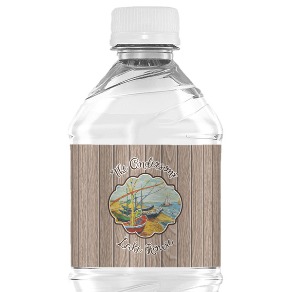 Custom Lake House Water Bottle Labels - Custom Sized (Personalized)
