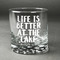 Lake House Whiskey Glass - Front/Approval