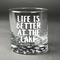Lake House Whiskey Glass (Single) (Personalized)