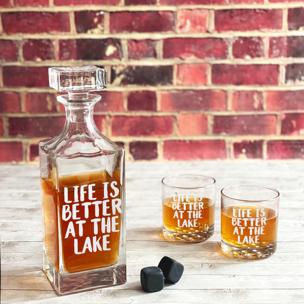 Lake House Whiskey Glass - In Context