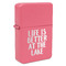 Lake House Windproof Lighters - Pink - Front/Main