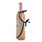 Lake House Wine Bottle Apron - DETAIL WITH CLIP ON NECK
