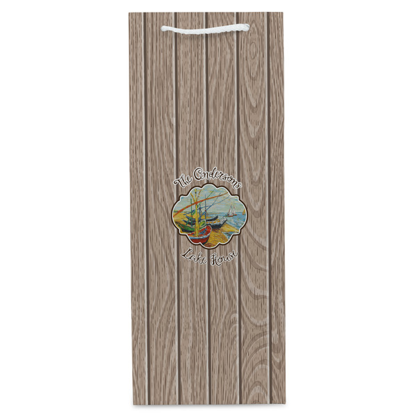 Lake House Wine Gift Bag - Gloss - Front
