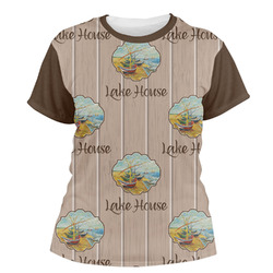 Lake House Women's Crew T-Shirt - Medium (Personalized)