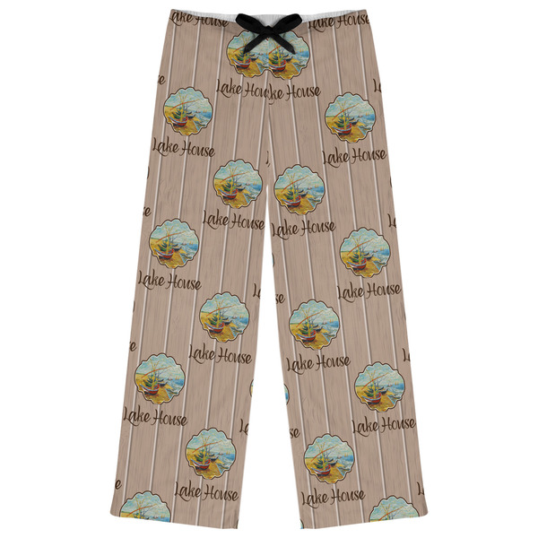 Custom Lake House Womens Pajama Pants - 2XL (Personalized)