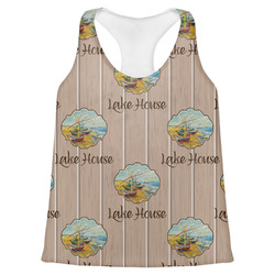 Lake House Womens Racerback Tank Top - X Large (Personalized)