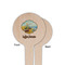 Lake House Wooden 4" Food Pick - Round - Single Sided - Front & Back
