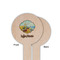 Lake House Wooden 6" Food Pick - Round - Single Sided - Front & Back