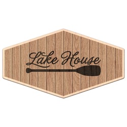 Lake House Genuine Maple or Cherry Wood Sticker