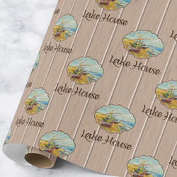 Lake House Wrapping Paper Roll - Large (Personalized)