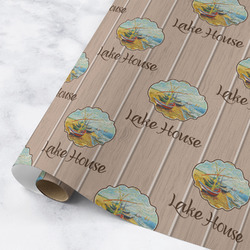 Lake House Wrapping Paper Roll - Medium - Matte (Personalized)