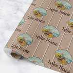Lake House Wrapping Paper Roll - Small (Personalized)