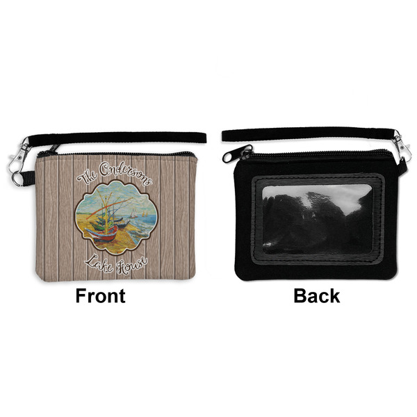 Lake House Wristlet ID Cases - Front & Back