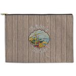 Lake House Zipper Pouch - Large - 12.5"x8.5" (Personalized)