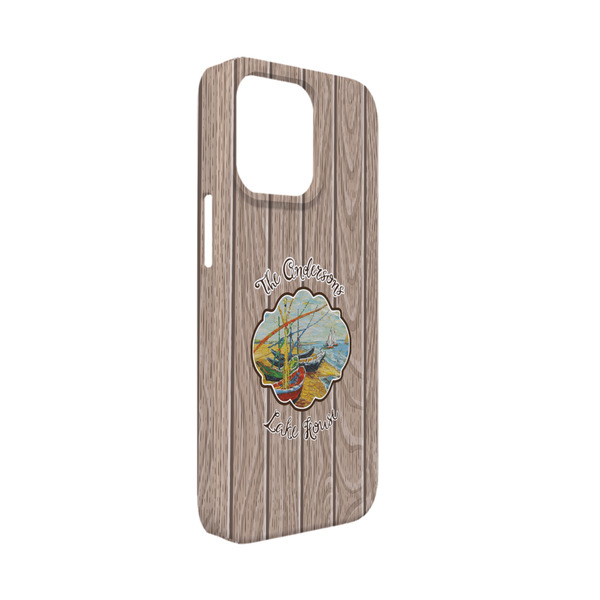 Custom Lake House iPhone Case - Plastic - iPhone 13 Mini (Personalized)