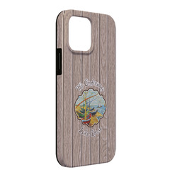 Lake House iPhone Case - Rubber Lined - iPhone 13 Pro Max (Personalized)